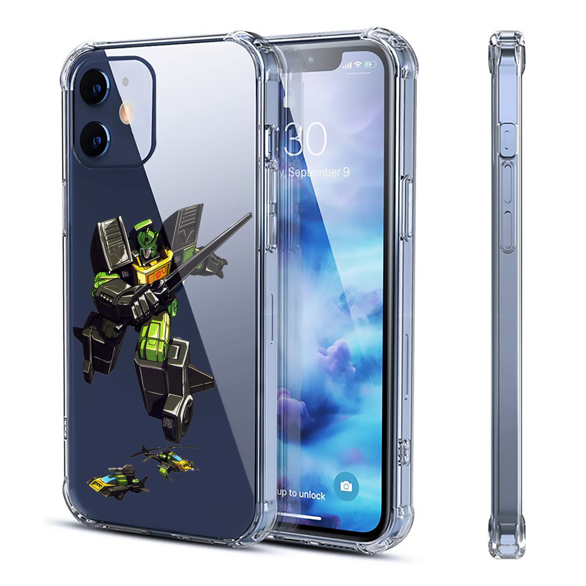 （画像用）  【iPhone 12シリーズ対応】透明スマホケース（クリアソフトケース）